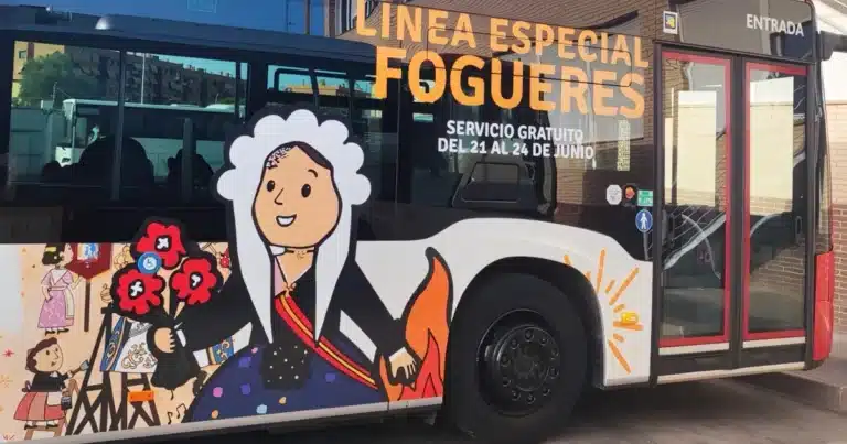 autobús gratuito Hogueras Alicante 2026